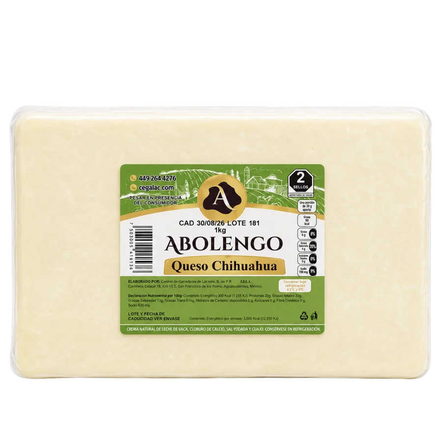 Queso Chihuahua 1 kg